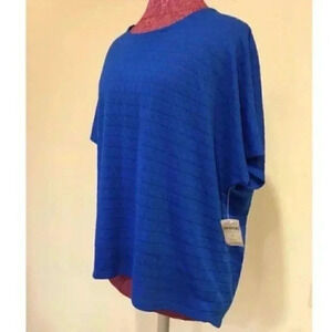 New Coldwater Creek Sweater XL 16 High Lo Dolman